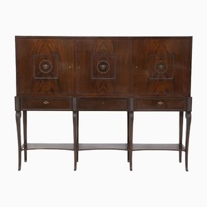 Credenza neoclassica in mogano, Italia, 1955