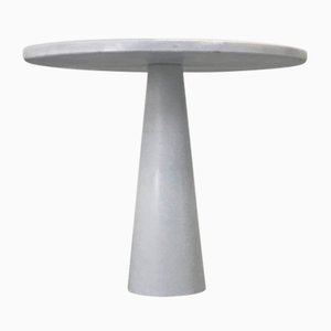 White Marble Side Table in the style of Angelo Mangiarotti for Up & Up, Italy, 1970s