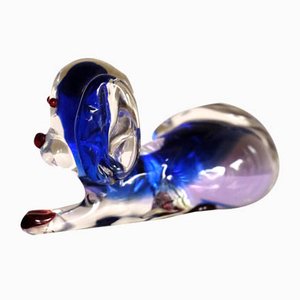 Blue Dog in Murano Glass, Italy, 1960