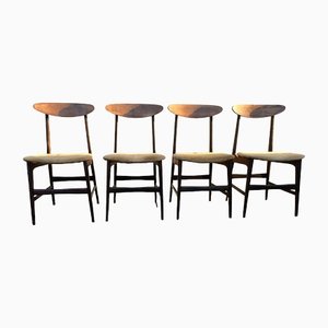 Scandinavian Dining Chairs, 1960s, Set of 4