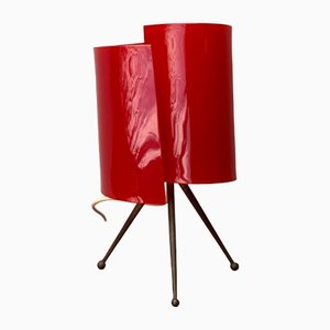 Mid-Century Acryl Tripod Table Lamp, 1960s