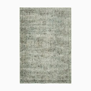 Tapis Vintage Reteint Bleu