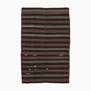 Tappeto Kilim vintage marrone, Turchia