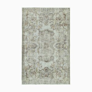 Vintage Blue Overdyed Rug