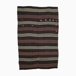 Tapis Kilim Vintage Marron