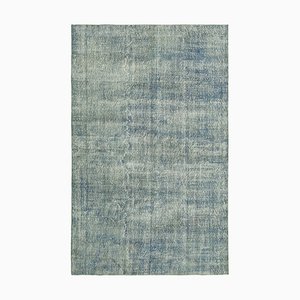 Blue Overdyed Wool Rug