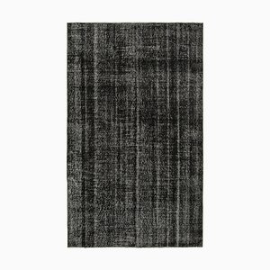 Tapis en Laine Surteintée Noir