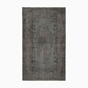 Turkish Black Overdyed Rug