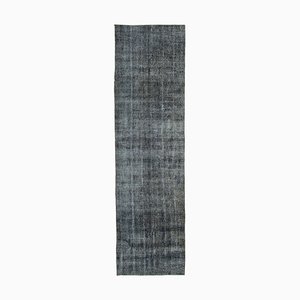 Turkish Grey Overdyed Runner Rug