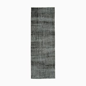 Black Overdyed Runner Rug