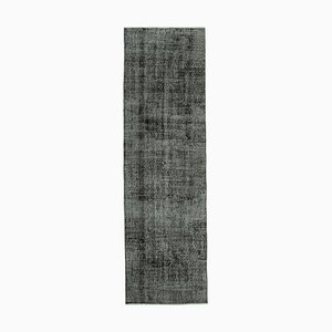 Black Overdyed Runner Rug