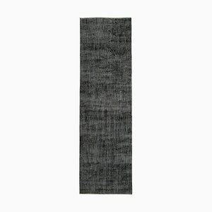 Black Overdyed Runner Rug