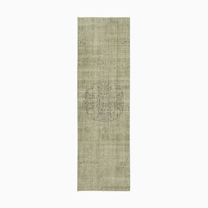 Beige Overdyed Runner Rug