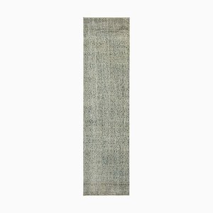 Blue Overdyed Runner Rug