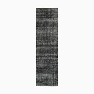 Black Overdyed Runner Rug