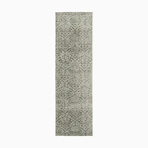 Beige Overdyed Runner Rug