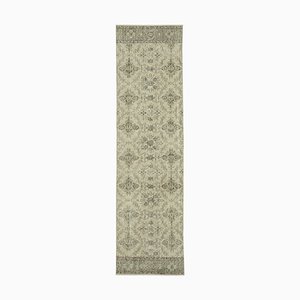 Tapis de Couloir Vintage Surteinté Beige