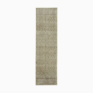 Beige Overdyed Runner Rug