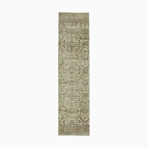 Tapis de Couloir Vintage Surteinté Beige