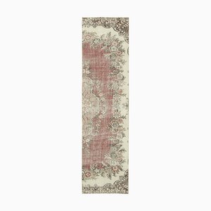 Tapis de Couloir Vintage Surteinté Beige