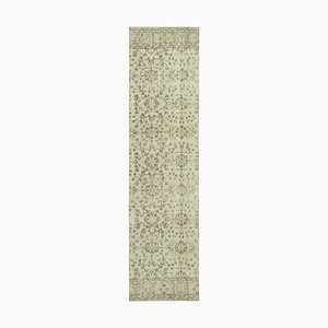 Beige Overdyed Runner Rug