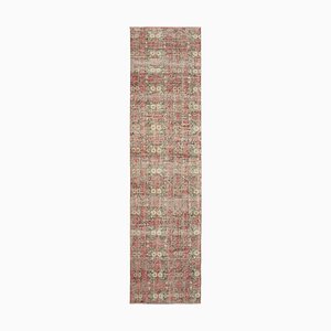 Tapis de Couloir Vintage Surteinté Beige