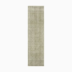 Beige Overdyed Runner Rug