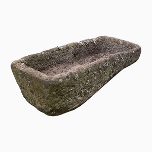 Antiker Trog aus Granit, 19. Jh