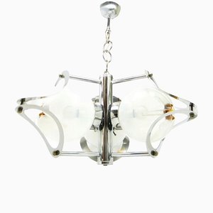 Lampadario Mazzega Mid-Century di Murano, Italia, anni '70