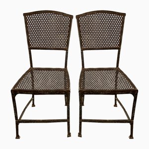 Victorian Garden Chairs, Set of 2