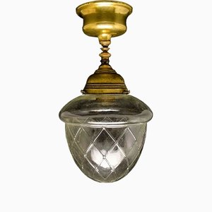 Lampada a sospensione Art Nouveau, Francia, fine XIX secolo