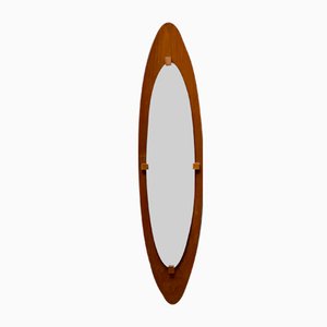 Specchio moderno con cornice in legno