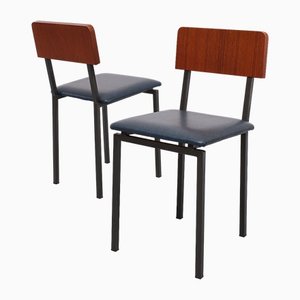 Chaises de Chambre de Kuperes, Pays-Bas, 1950s, Set de 2