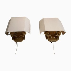 Wall Lamps Regency attributed to Lumina for Lumica, Spain, 1970s, Set of 2