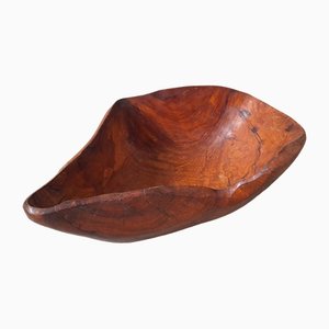 Large Brutalist Wooden Bowl