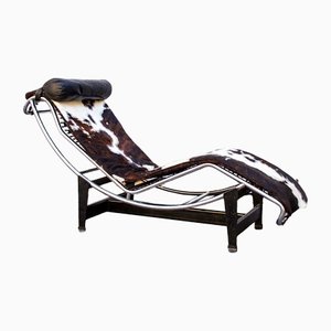 Italian LC4 Chaise Lounge by Le Corbusier for Cassina, 1970s