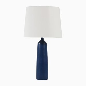 Lámpara de mesa Palshus en azul oscuro de Per Linnemann-Schmidt. Años 60