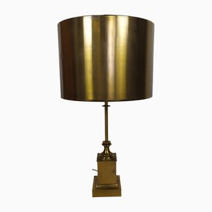 Lámpara de bronce dorado de Maison Charles para Maison Charles, años 70