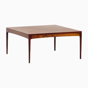 Danish Rosewood Coffee Table attributed to Ole Wanscher for AJ Iversen, 1960s