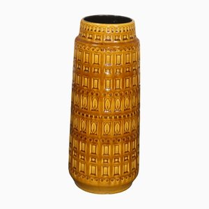 260-40 Inka Vase in Mustard Yellow from Scheurich, 1970s