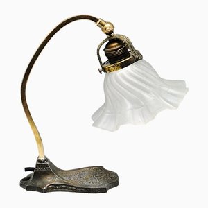 Frühes 20. Jh. Jugendstil Nachttischlampe, Österreich-Ungarn, 1890er