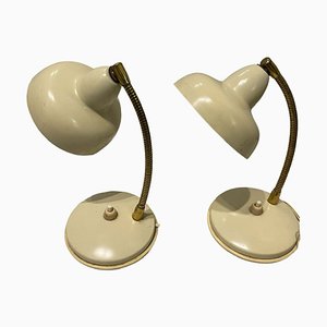 Lámparas de escritorio italianas vintage, años 60. Juego de 2