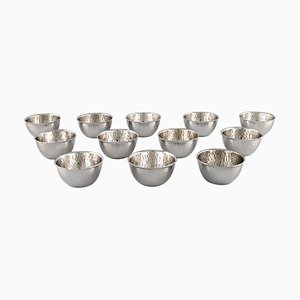 Swedish Modernist Cups from Elon Arenhill, 1974, Set of 12