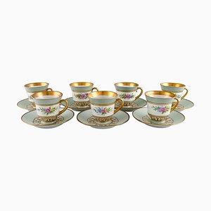 Coffee Cups with Saucers from Bing & Grøndahl, 1960s, Set of 14