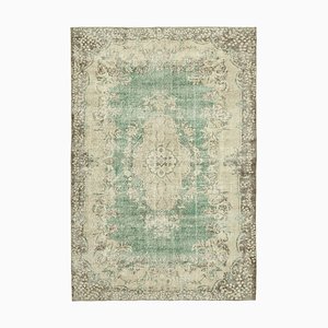 Türkischer Vintage Teppich aus Baumwolle