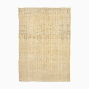 Tapis Beige Vintage en Coton