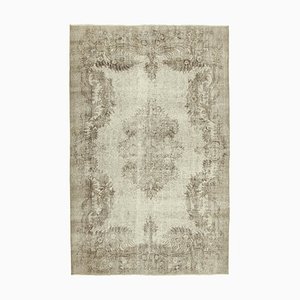 Vintage Turkish Faded Area Rug