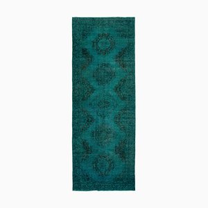 Tapis de Couloir Turquoise Surteinté