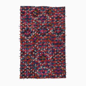 Tappeto Kilim vintage rosso, 1985