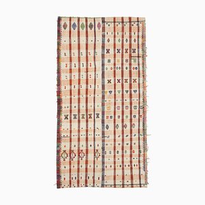 Tappeto Kilim orientale arancione